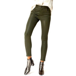 J Brand Alana Jeans in Coated Ivy Vine